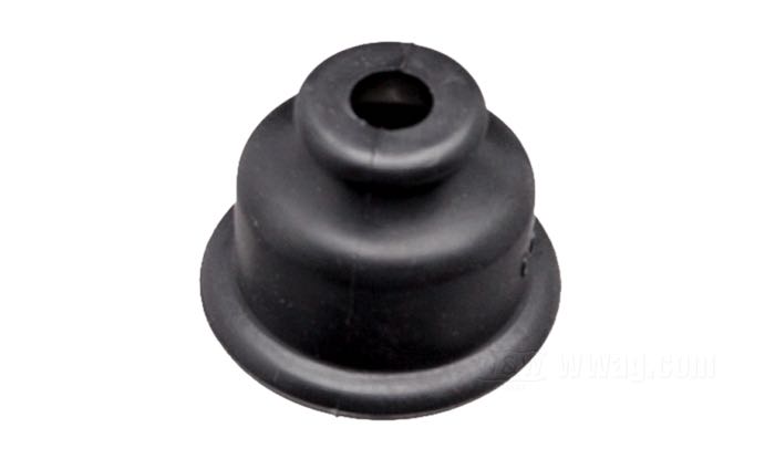 Guarda-cable de Brillman; para Bobina de encendido; goma, negro, ID = 19 mm; largo: 24 mm; Angulo enchufe lado bobina: 180°; EE. UU.; peso bruto: 5 g