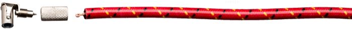 Anschlussklemme »Schnapp-Typ« von Brillman; für 7 mm Zündkabel; zum Verschrauben; Messing, vernickelt, 90°; Länge: 27 mm; USA; Bruttogewicht: 8 g