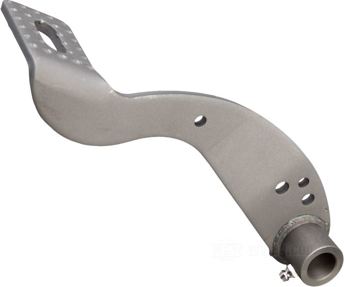 Pedale freno; atto per Big Twin 1936-1957; acciaio, parkerizzato; rimpiazza OEM HD 42402-36; peso lordo: 500 g