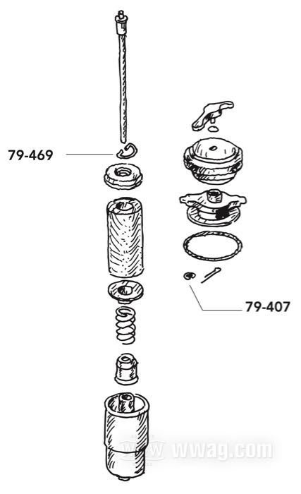 Anillo de seguridad; para Filtro de aceite; apropiado para Sportster 1954-1978, Big Twin 1965-1982; acero; reemplaza OEM HD 63878-53; peso bruto: 10 g