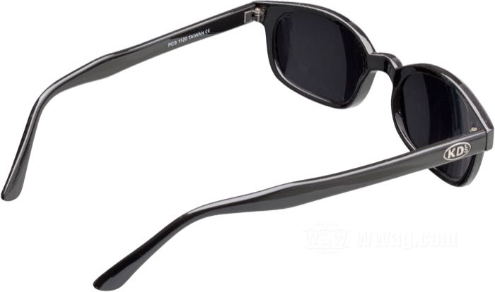 Occhiali da sole »X-KD’s« di Original KD’s; acetato; larghezza: 145 mm; materiale lenti: policarbonato; colore/tipo lenti: grigio a scuro; larghezza lenti G: 51 mm; con astuccio in tessuto; peso lordo: 28 g