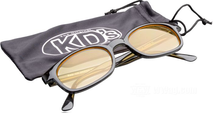 Sonnenbrille »X-KD’s« von Original KD’s; Azetat; Breite: 145 mm; Material der Gläser: Polycarbonat; Farbe/Typ der Gläser: gelb; Breite der Gläser G: 51 mm; mit Stoffetui; Bruttogewicht: 29 g