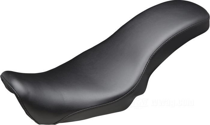 Asiento biplaza »Cobra Standard« de Le Pera; apropiado para FXD y FXDWG 2006→; piel sintética, negro; largo x ancho: 74 x 29 cm; EE. UU.; peso bruto: 4.92 kg