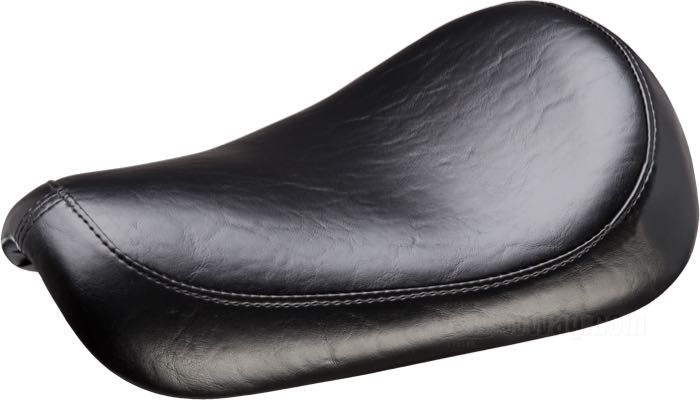 Solositz »Silhouette Biker Gel Standard« von Le Pera; passend für Sportster 1982-2003; mit 2.25 gal (8.5 l) oder 3.3 gal (12.5l) Tank; Kunstleder, schwarz; Länge x Breite: 40 x 29 cm; USA; Bruttogewicht: 3.25 kg