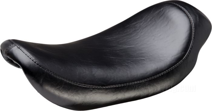 Asiento mono »Silhouette Solo Biker Gel« de Le Pera; apropiado para Dyna 1996-2003 (salvo FXDWG); piel sintética, negro; largo x ancho: 51 x 27 cm; EE. UU.; peso bruto: 3.85 kg