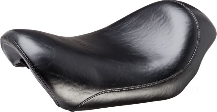 Asiento mono »Silhouette Solo Biker Gel« de Le Pera; apropiado para Dyna 2004-2005 (salvo FXDWG); piel sintética, negro; largo x ancho: 47 x 28 cm; EE. UU.; peso bruto: 3.77 kg