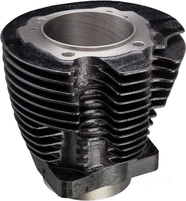 Cilindro; apropiado para 1000 cc Sportster 1972-early 1973; delantero; hierro fundido, negro; diámetro nominal: 3-3/16 ”; Ø int.: 81.00 mm; reemplaza OEM HD 16464-72; peso bruto: 5.67 kg