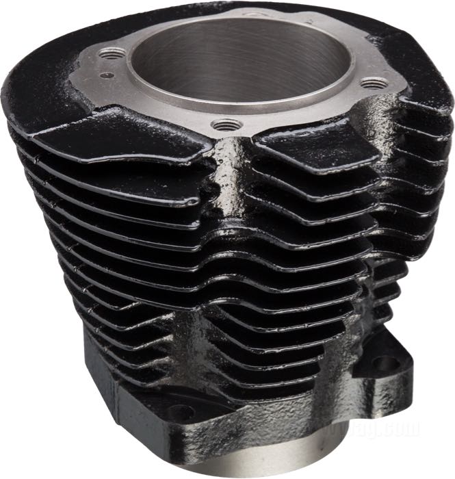Cilindro; apropiado para 1000 cc Sportster 1972-early 1973; trasero; hierro fundido, negro; diámetro nominal: 3-3/16 ”; Ø int.: 81.00 mm; reemplaza OEM HD 16465-72; peso bruto: 5.64 kg