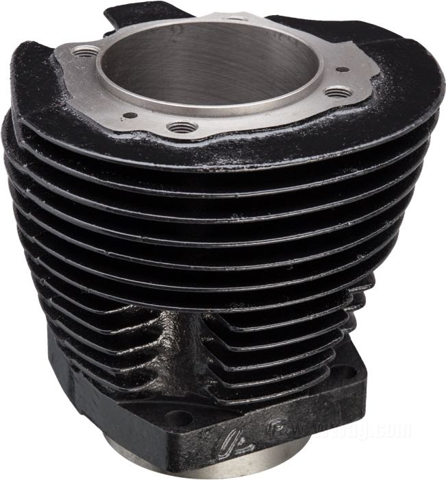 Cilindro; apropiado para 1000 cc Sportster 1972-early 1973; trasero; hierro fundido, negro; diámetro nominal: 3-3/16 ”; Ø int.: 81.00 mm; reemplaza OEM HD 16465-72; peso bruto: 5.64 kg