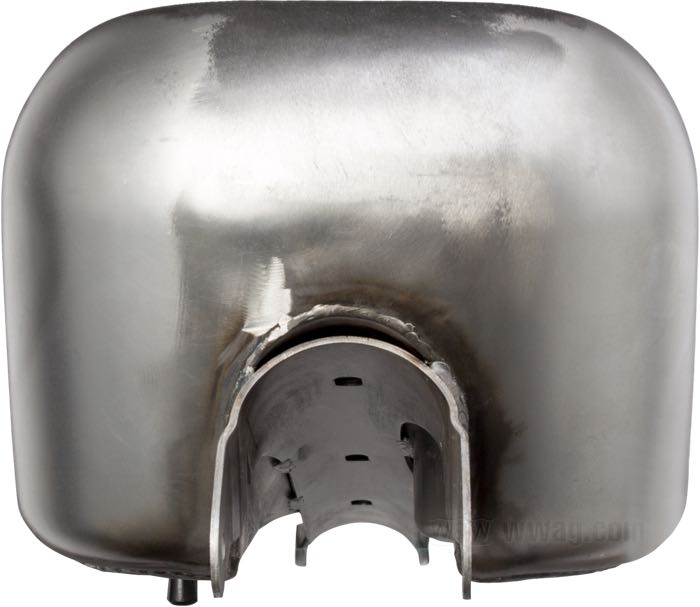 Gas tank »King«; fits Sportster 2004-2006; steel, bare; volume: 12.5 l; required gas cap: 1 x vented / screw-in 1983→; required petcock: M22 x 1; required petcock: M22 x 1; gross weight: 5.97 kg