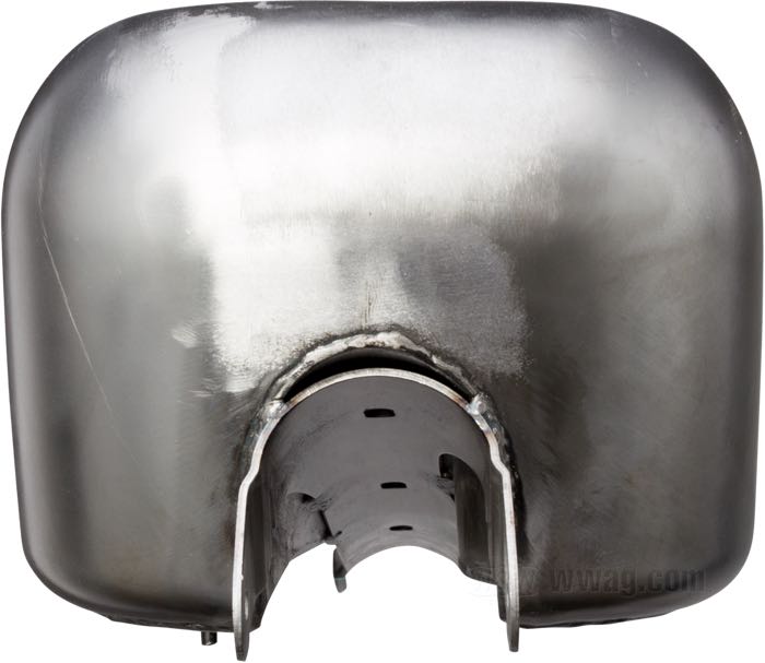 Gas tank »King«; fits Sportster 2007-2020; steel, bare; volume: 12.5 l; required gas cap: 1 x vented / screw-in 1983→; required petcock: none - uses in-tank pump; required petcock: none - uses in-tank pump; gross weight: 5.88 kg