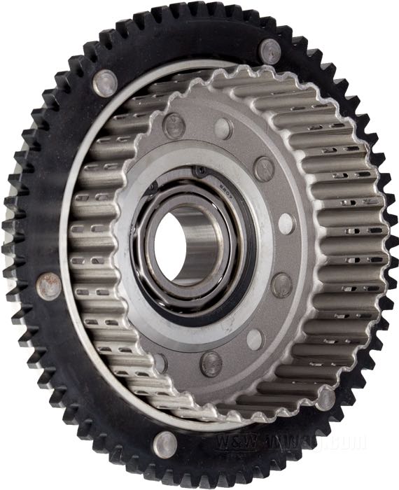 Campana frizione »Standard«; atto per Big Twin 1990-1993; acciaio; con corona avviamento; rimpiazza OEM HD 37707-90; peso lordo: 3.99 kg
