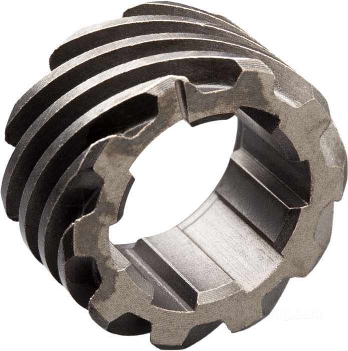 Zahnrad; für Kurbelwellenzapfen Steuerseite; für Entlüfterventil und Rückförderpumpe; passend für Big Twin Flathead 1937-1948; Stahl; ersetzt OEM HD 25302-37; Bruttogewicht: 36 g