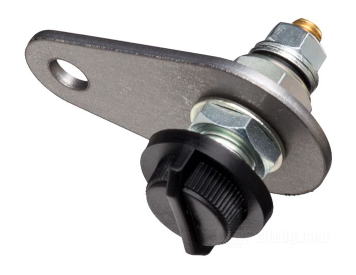 Bracket by Bates; for Bates Kill Bill Battery Switches; steel, bare; length x width: 74 x 40 mm; gross weight: 49 g