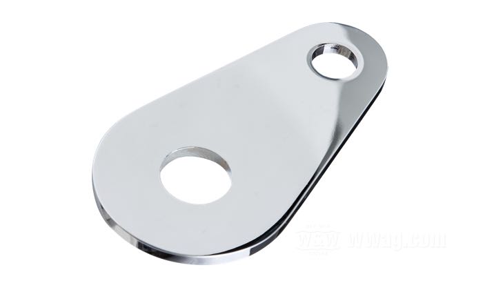 Halter von Bates; für Bates Kill Bill Batterieschalter; Stahl, verchromt; Länge x Breite: 74 x 40 mm; Bruttogewicht: 49 g