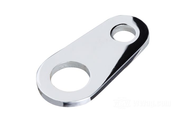 Bracket by Bates; for Bates Kill Bill Battery Switches; fits rigid frame Big Twins 1936-1957; steel, chrome-plated; length x width: 49 x 24 mm; gross weight: 21 g
