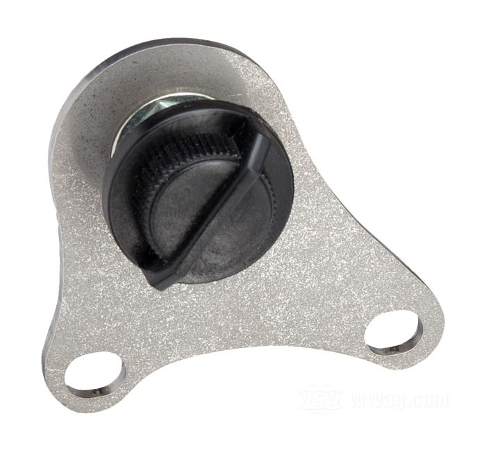 Bracket by Bates; for Transmission; for Bates Kill Bill Battery Switches; steel, bare, mounting hole distance: 50 mm; Ø 14 mm; gross weight: 59 g
