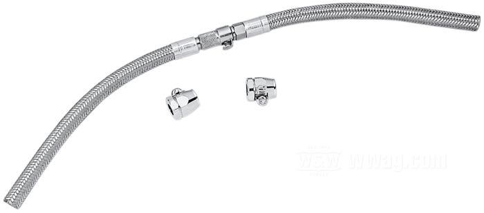 Condotto benzina »Quick Release Crossover« di Goodridge; acciaio inox; con fascette; peso lordo: 130 g