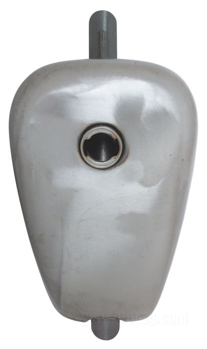 Gas tank »King Sportster«; steel, bare; volume: 13.2 l; required gas cap: cam-style 1955-1982; required petcock: 3/8” NPT or 2 x 1/4” NPT; gross weight: 4.82 kg