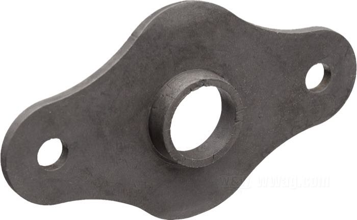 Platine terminale de CMS; pour Pédale de kick Bicycle Style; adaptable à modèles fin 1930-1935; acier, parkerisé; remplace OEM HD 2098-17 et 33203-17; USA; poids brut: 27 g
