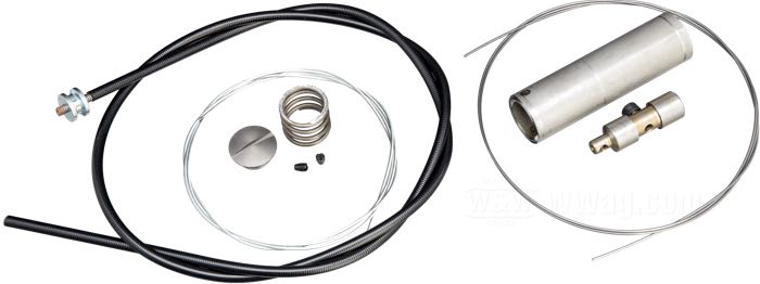Kit de puño giratorio; apropiado para Big Twin 1971-1974, Sportster 1972-1973; acero; Maximum Stroke: 30 mm; peso bruto: 534 g