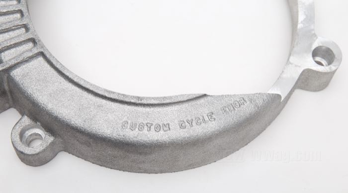 Cover by Chopper Dave’s; for Alternator; fits Shovelhead and Evolution Big Twins 1970-1999; cast aluminum, cast finish; with hardware; gross weight: 922 g