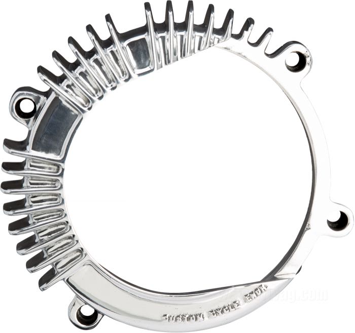 Cover by Chopper Dave’s; for Alternator; fits Shovelhead and Evolution Big Twins 1970-1999; cast aluminum, polished; with hardware; gross weight: 921 g
