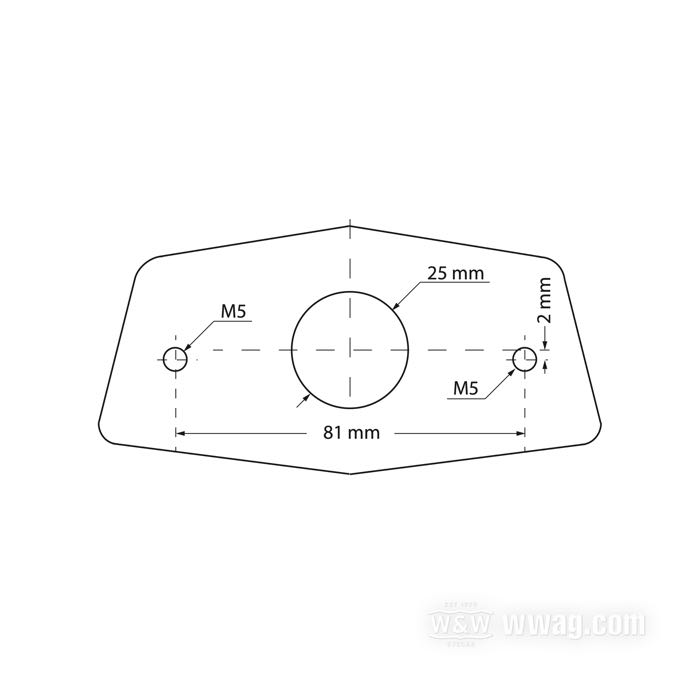 Rücklicht »Lucas Typ Mini«; Acrylglas / Stahl; B x H x T: 110 x 53 x 49 mm; Glühlampen-Typ: P21/5W; 12 V; Sockel: BAY15d; mit 12 V Glühlampe; mit Bremslicht; mit Kennzeichenbeleuchtung; ohne Kennzeichenhalter; Montagefläche: plan; E11 geprüft; Bruttogewicht: 163 g
