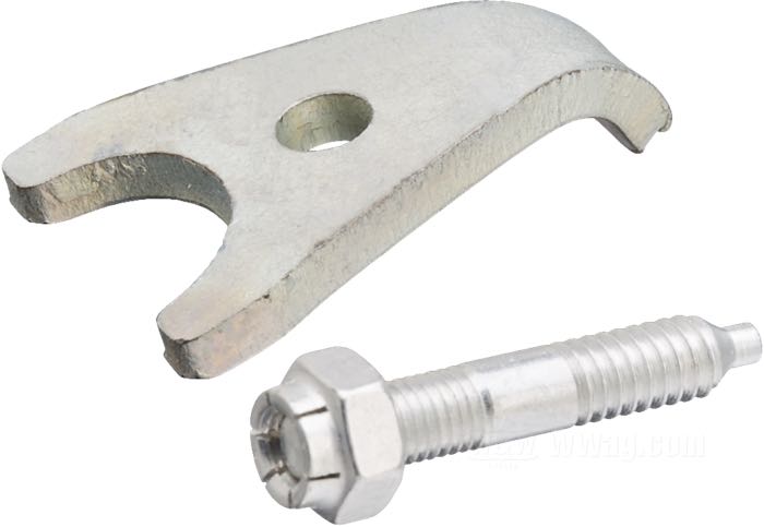 Pince; pour Système d'allumage; adaptable à FL, FLH 1966-1969; acier, CAD (procédé ZnNi); avec goujon et écrou; remplace OEM HD 7683, 24811-63 et 32516-66; poids brut: 50 g