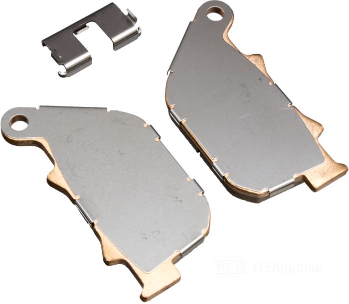 Pastiglie freno »OEM«; atto per Sportster 2004-2006; acciaio / materiale d'attrito; Punto installazione: posteriore; rimpiazza OEM HD 42836-04A; Giappone; peso lordo: 300 g