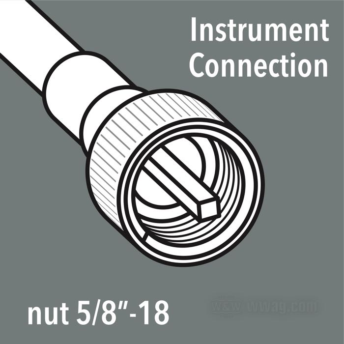 Cavo tachimetro di Barnett; per azionamento per trasmissione; atto per Sportster 1957-1969; acciaio, vinile nero; Ø 7.4 mm; lunghezza guaina: 113 cm; connessione al rinvio: dado 7/8”-18; connessione allo strumento: dado 5/8”-18; rimpiazza OEM HD 67051-52A; U.S.A.; peso lordo: 200 g