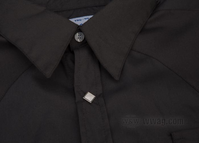 Camisa »Western« de Rockmount; algodón / poliéster, negro; tamaño: S; EE. UU.; peso bruto: 312 g