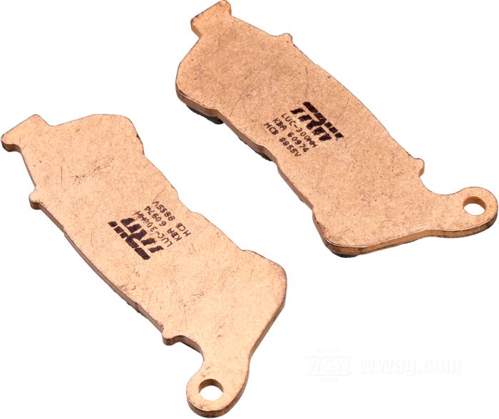 Pastiglie freno di TRW; atto per Sportster 2014-2020; acciaio / materiale d'attrito; Punto installazione: anteriore; rimpiazza OEM HD 41300004; peso lordo: 357 g