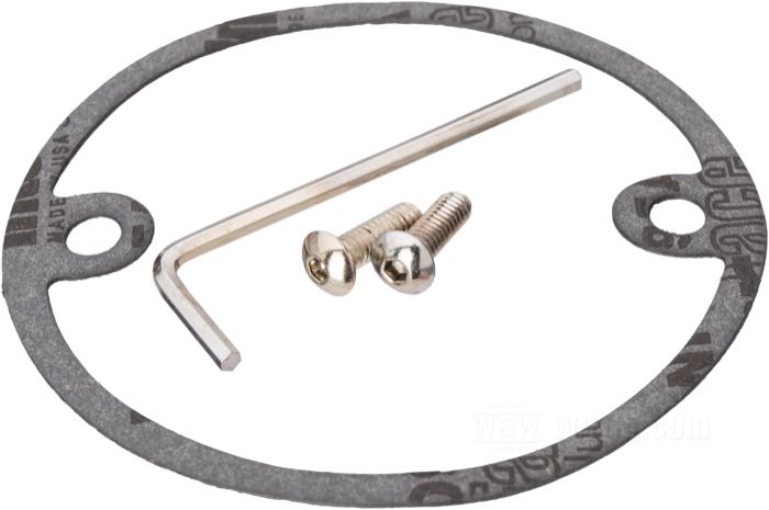 Zündungsdeckel »Domed«; passend für Big Twin 1970-1998, Softail 1999, Sportster 1971-2020; Zink-Druckguss, verchromt; mit Schrauben und Dichtung; ersetzt OEM HD 32584-88T; Bruttogewicht: 130 g