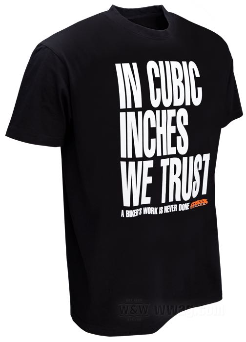 W&W Classic T-Shirts - IN CUBIC INCHES WE TRUST