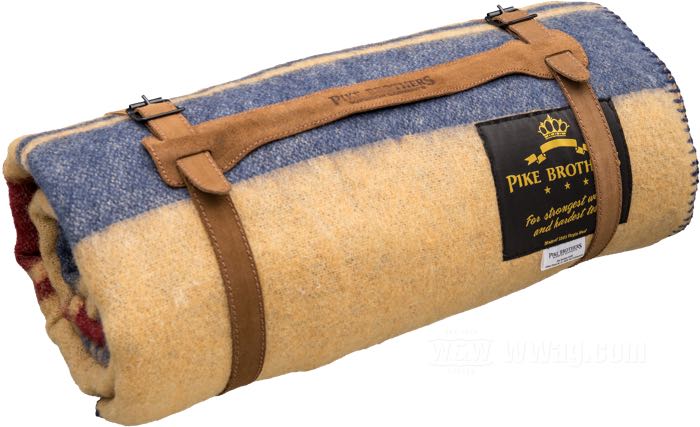 Tragegurt für Decken von Pike Brothers; Rindleder, braun; USA; Bruttogewicht: 85 g