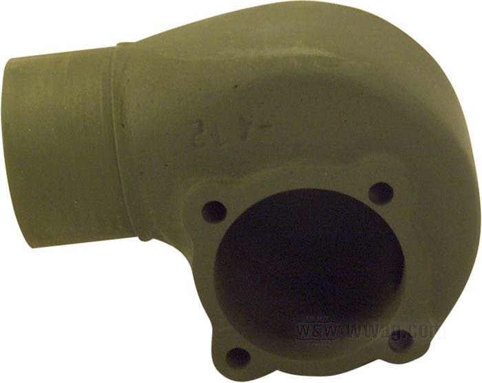 Ansaugstutzen »WLA«; Aluminiumguss, olivbraun; ersetzt OEM HD 1406-41M und 29070-41; Bruttogewicht: 280 g