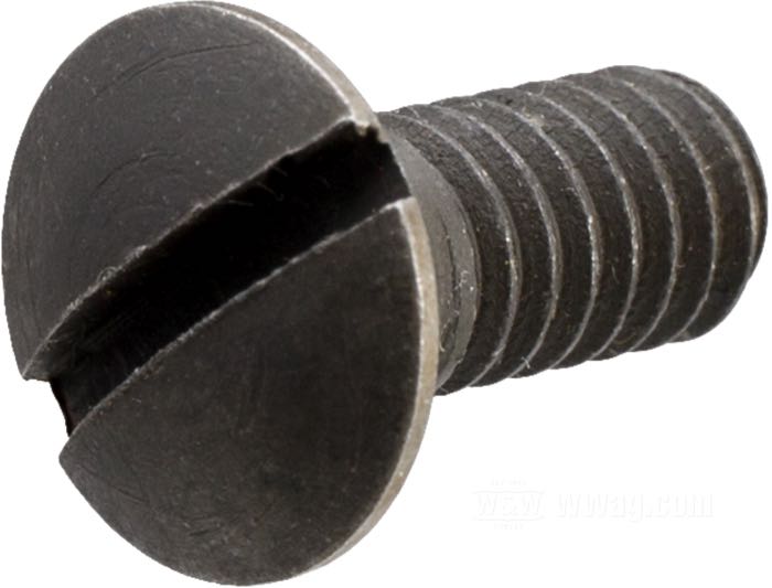 Vite di Competition Distributing; per Magneti ZEV  / calamita; atto per Harley-Davidson, Indian, Excelsior; acciaio, parkerizzato; lunghezza: 17 mm; filettatura: 1/4”-20; rimpiazza OEM HD 1813-12; U.S.A.; peso lordo: 4 g