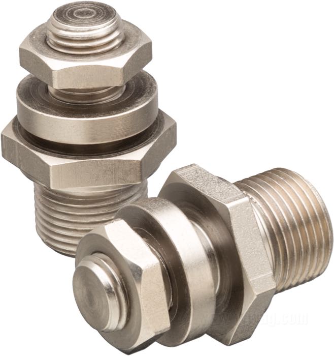 Plug kit by Competition Distributing; for Cylinder; fits IOE Twins 74”/1200 cc 1921-1924; steel, nickel-plated, stud length = 3/4”; hex; wrench size: 1 ”; thread: 1/2”-18 / 3/4”-18; with nut and washer; replaces OEM HD 18-21; USA; gross weight: 180 g