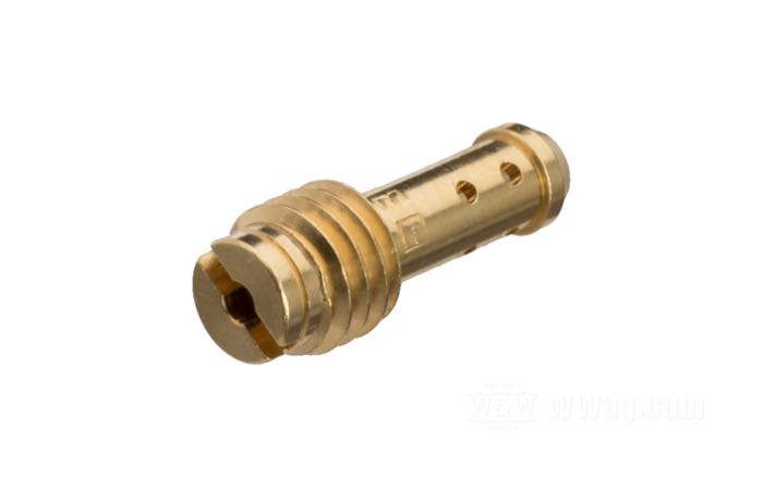 Getto aria del minimo; carburatore Mikuni VM34; ottone; filettatura: M4; 32,5; peso lordo: 1 g