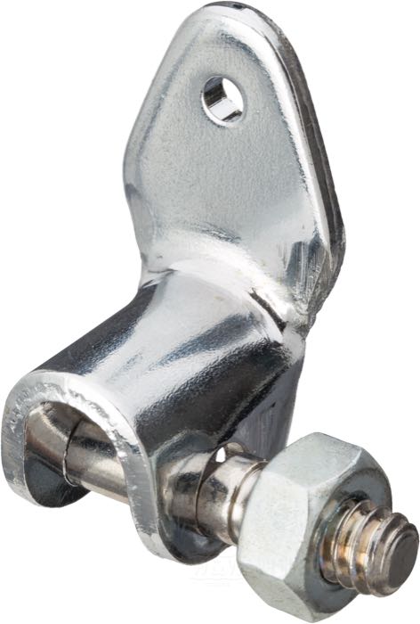 Blocco - tiro luce freno; per Interruttore luce freno meccanico; atto per Big Twins 1939-1957; acciaio, cromato; rimpiazza OEM HD 42280-35 e 42284-35; peso lordo: 24 g