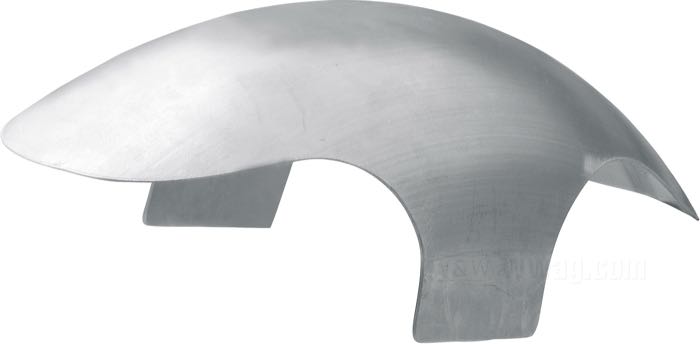 Vorderradschutzblech »Solid« von Rick’s; Stahl, blank; für Reifen: 130-18; Scheitelhöhe H: 175 mm; Bruttogewicht: 1.18 kg