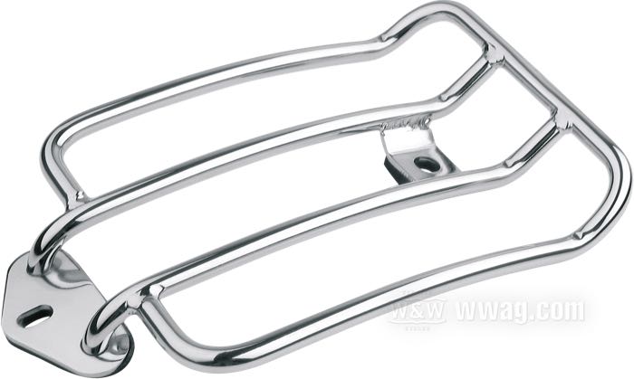 Gepäckträger »Solo«; passend für Sportster 2004-2020; Stahl, verchromt; Abstand der Montagebohrungen: 17.5 cm; Bruttogewicht: 750 g