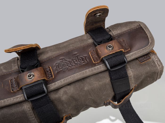 Bolsa para herramientas »Voyager« de Burly Brand; canvas / cuero de vaca, marrón; A x A x F: 27.5 x 17 x 4 cm; medidas (desplegado): 45 x 27.5 cm; peso bruto: 598 g