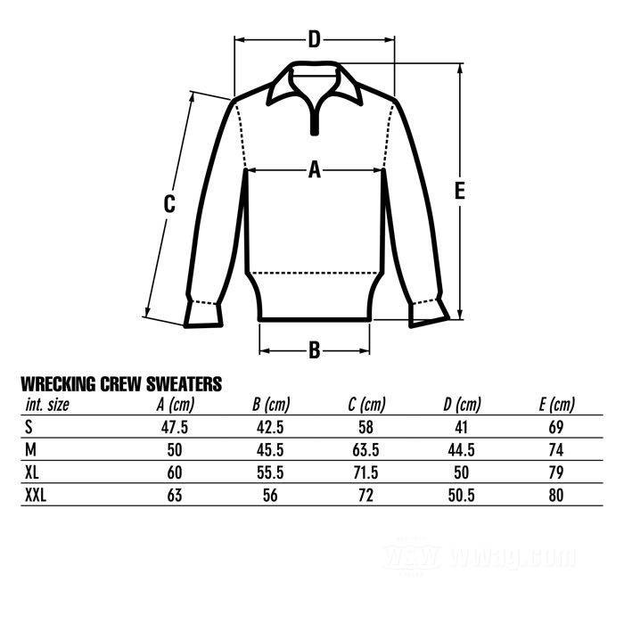 Suéter de Wrecking Crew; género de punto de lana, negro, quarter zip; tamaño: S; EE. UU.; peso bruto: 937 g