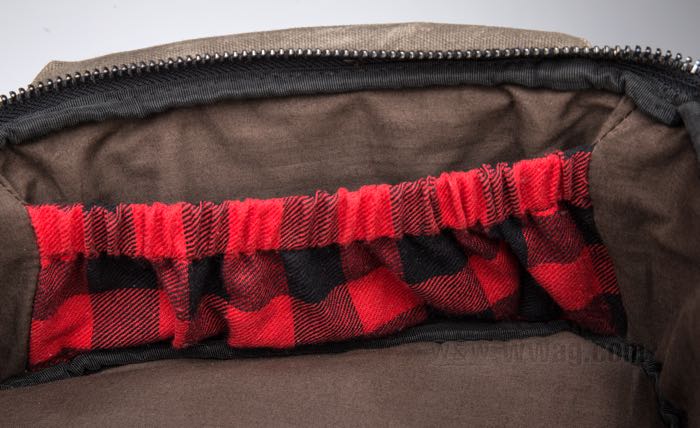Borsa da serbatoio di Burly Brand; vacchetta / olona, marrone scuro; L x L x A: 29 x 30 x 18 cm; peso lordo: 2.36 kg