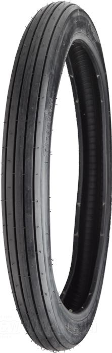 Reifen »Firestone Boardtrack Rib« von Coker Tire; Gummi / Stahl; Montageposition: vorne oder hinten; 2.75-21 45S; Schlauchreifen; zulässige Felgen min-max: 1.60 - 1.85; mit ECE R75 Prüfzeichen, mit DOT Prüfzeichen; Bruttogewicht: 3.58 kg