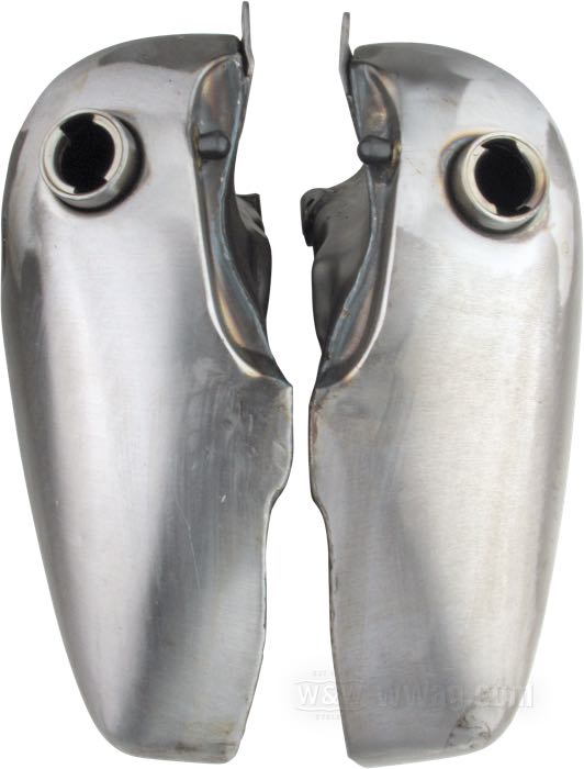 Depósito de gasolina »3.5 gal Hand Shift«; apropiado para modelos con cambio de velocidad a mano 1947→; acero; volumen: 13 l; tapón necesario: cierre de bayoneta 1955-1982; grifo de gasolina necesario: M22 x 1; grifo de gasolina necesario: M22 x 1; peso bruto: 7.84 kg