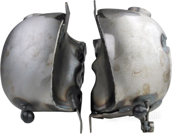 Depósito de gasolina »3.5 gal Hand Shift«; apropiado para modelos con cambio de velocidad a mano 1947→; acero; volumen: 13 l; tapón necesario: cierre de bayoneta 1955-1982; grifo de gasolina necesario: M22 x 1; grifo de gasolina necesario: M22 x 1; peso bruto: 7.84 kg
