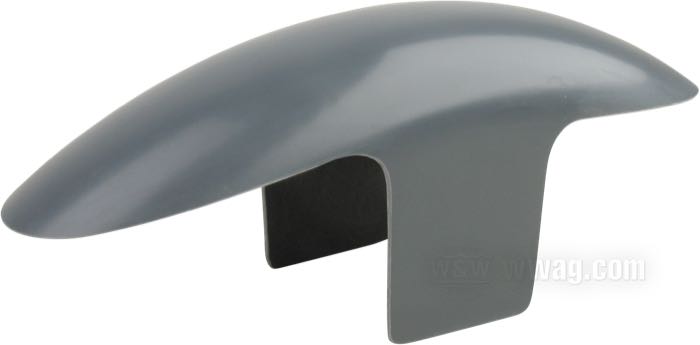 Garde-boue avant »Drag Style« de W&F; adaptable à FX Softails, Dyna Wide Glide; PRFV, naturel; pour pneu: 19/21 ”; poids brut: 540 g